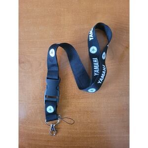 Yamaha Motorcycle Black Lanyard Metal Clip Logo Biker Gift